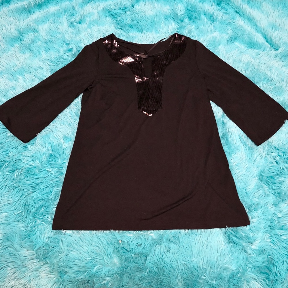 AB STUDIO sequin tunic - Picture 3 of 4